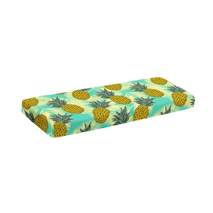 Tropical Vintage Pineapple Pattern Print Piano Keyboard Cover