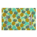 Tropical Vintage Pineapple Pattern Print Placemat
