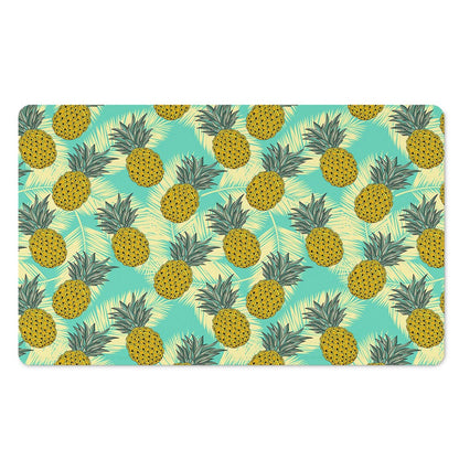 Tropical Vintage Pineapple Pattern Print Polyester Doormat
