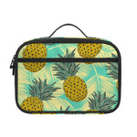 Tropical Vintage Pineapple Pattern Print Portable Lunch Bag