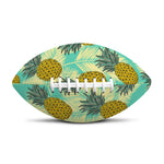 Tropical Vintage Pineapple Pattern Print Rugby Ball