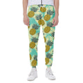 Tropical Vintage Pineapple Pattern Print Joggers