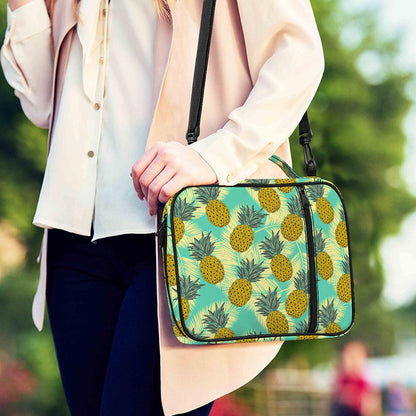 Tropical Vintage Pineapple Pattern Print Shoulder Strap Bible Bag