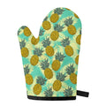Tropical Vintage Pineapple Pattern Print Single Oven Mitt