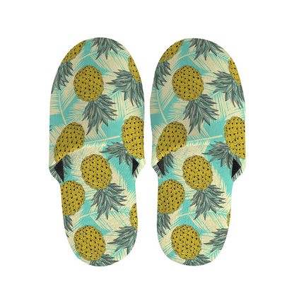 Tropical Vintage Pineapple Pattern Print Slippers