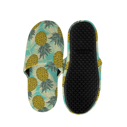 Tropical Vintage Pineapple Pattern Print Slippers