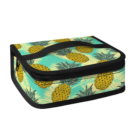 Tropical Vintage Pineapple Pattern Print Small Lunch Bag