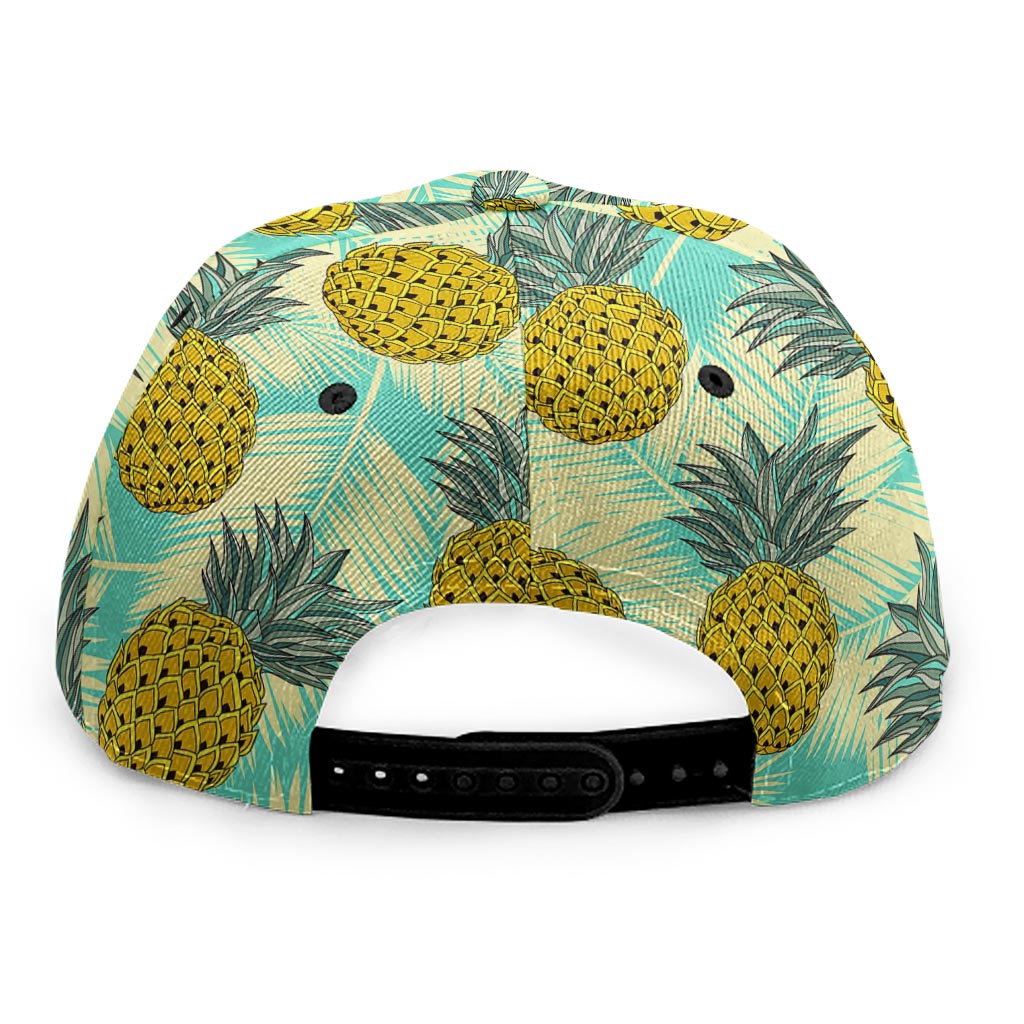 Tropical Vintage Pineapple Pattern Print Snapback Cap