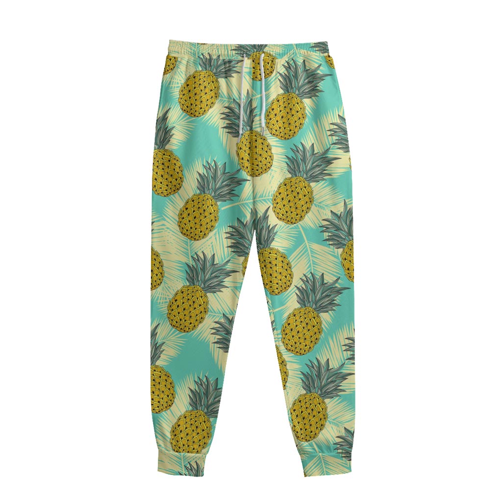 Tropical Vintage Pineapple Pattern Print Sweatpants