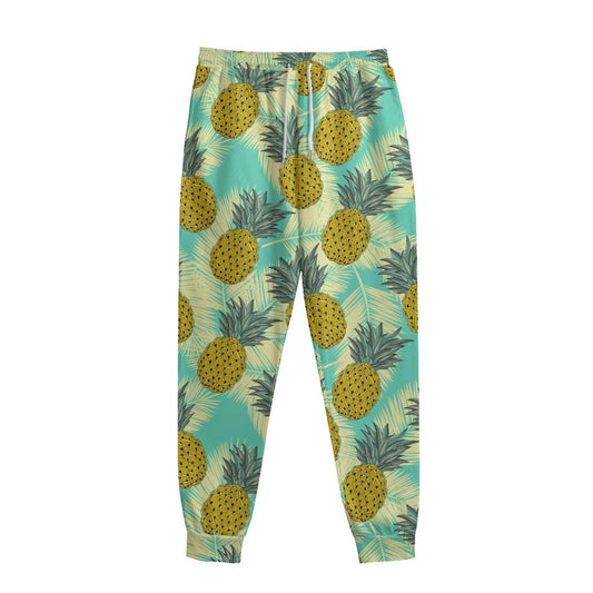 Tropical Vintage Pineapple Pattern Print Sweatpants