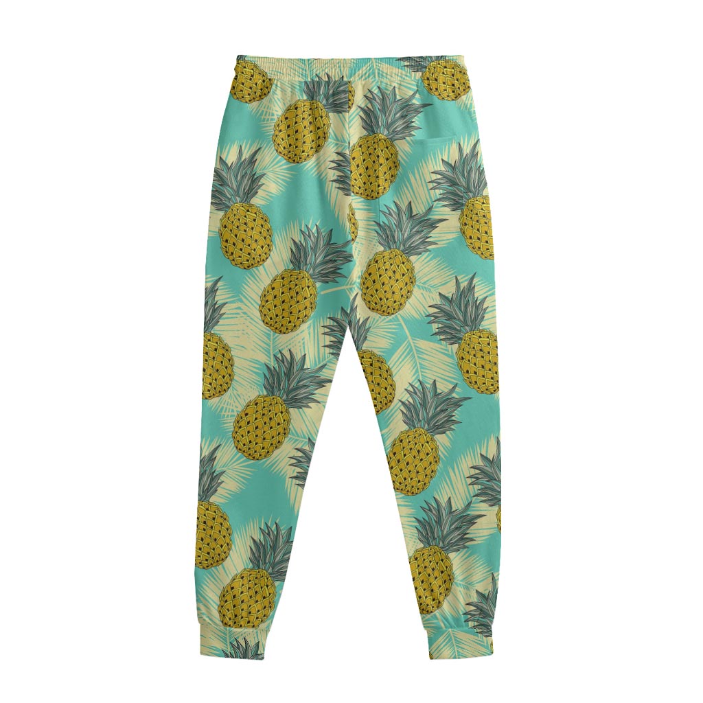 Tropical Vintage Pineapple Pattern Print Sweatpants