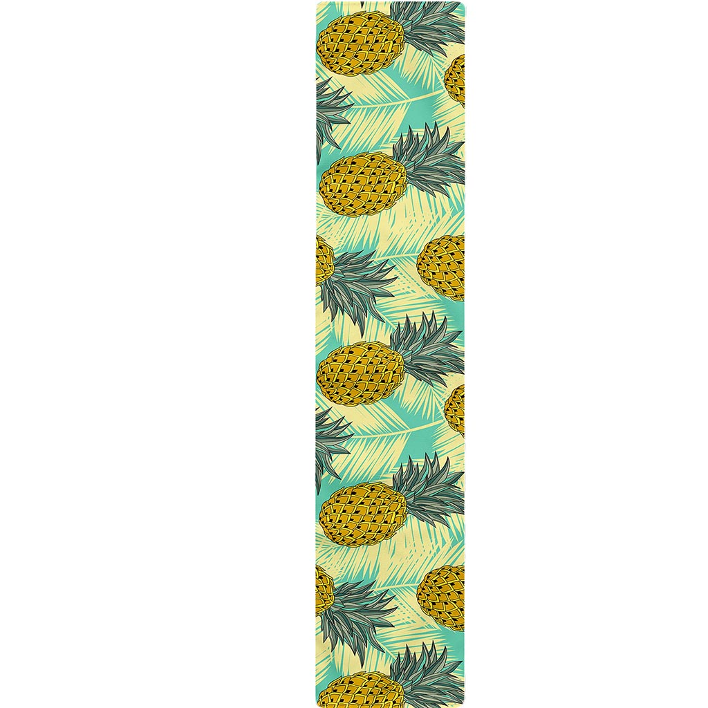 Tropical Vintage Pineapple Pattern Print Table Runner