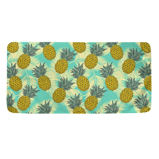 Tropical Vintage Pineapple Pattern Print Towel