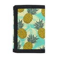 Tropical Vintage Pineapple Pattern Print Trifold Wallet