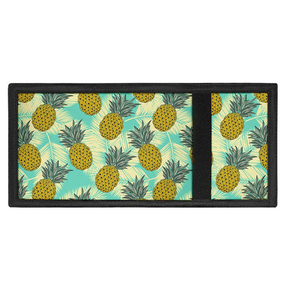 Tropical Vintage Pineapple Pattern Print Trifold Wallet