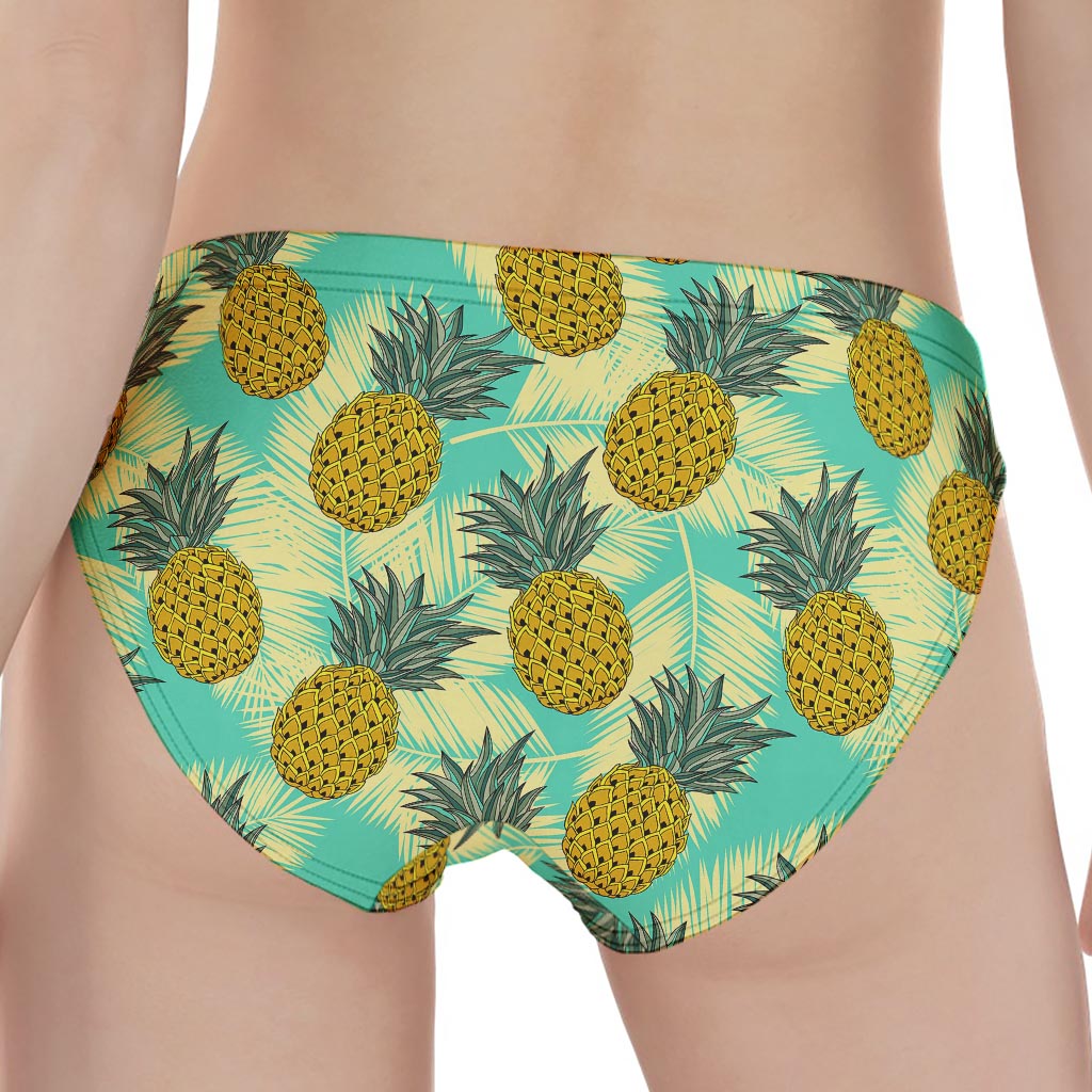 Tropical Vintage Pineapple Pattern Print Women's Panties