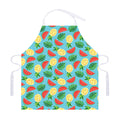 Tropical Watermelon And Pineapple Print Adjustable Apron