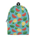Tropical Watermelon And Pineapple Print School Backpack