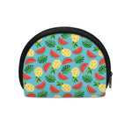 Tropical Watermelon And Pineapple Print Coin Purse