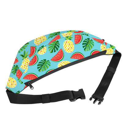 Tropical Watermelon And Pineapple Print Fanny Pack