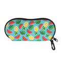Tropical Watermelon And Pineapple Print Glasses Case