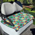 Tropical Watermelon And Pineapple Print Golf Cart Seat Cover