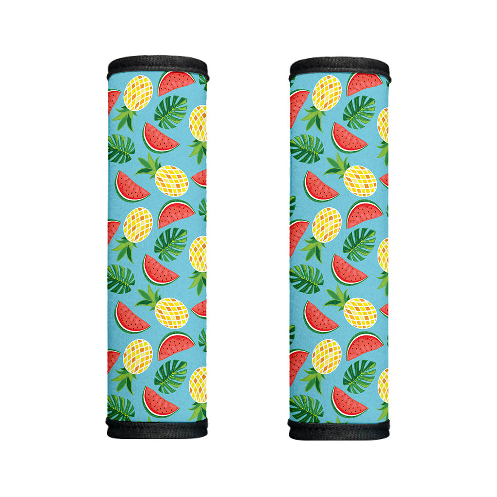 Tropical Watermelon And Pineapple Print Handle Covers