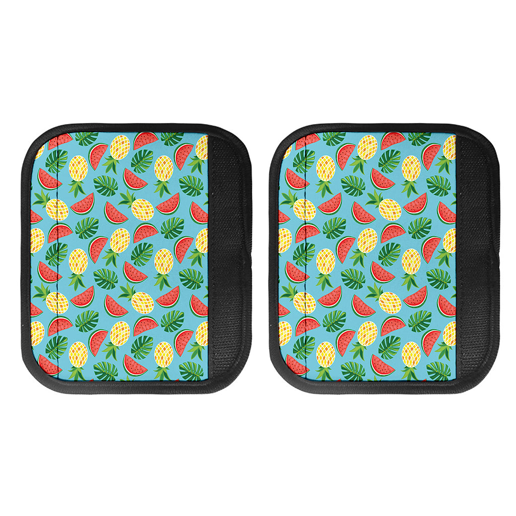 Tropical Watermelon And Pineapple Print Handle Covers
