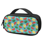 Tropical Watermelon And Pineapple Print Insulin Cooler Travel Case