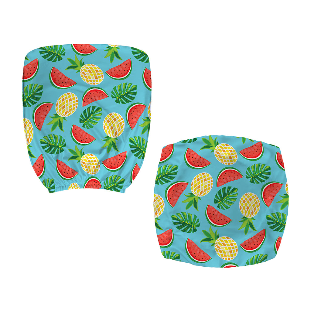 Tropical Watermelon And Pineapple Print Office Chair Cover