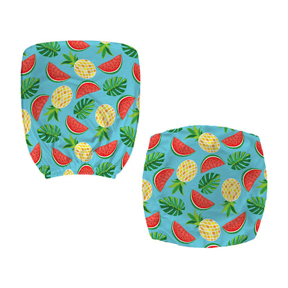 Tropical Watermelon And Pineapple Print Office Chair Cover