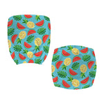 Tropical Watermelon And Pineapple Print Office Chair Cover