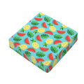 Tropical Watermelon And Pineapple Print Outdoor Seat Cushion Cover