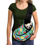 Tropical Watermelon And Pineapple Print Pet Sling Carrier