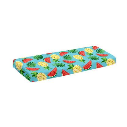 Tropical Watermelon And Pineapple Print Piano Keyboard Cover
