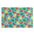 Tropical Watermelon And Pineapple Print Placemat