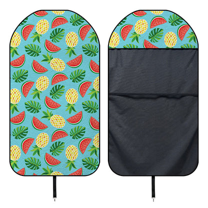 Tropical Watermelon And Pineapple Print Waterproof Car Seat Cover