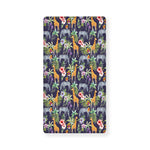 Tropical Zebra Giraffe Pattern Print Baby Crib Sheet