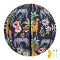 Tropical Zebra Giraffe Pattern Print Basketball