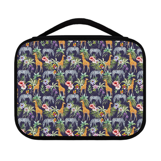 Tropical Zebra Giraffe Pattern Print Classic Bible Case