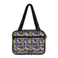 Tropical Zebra Giraffe Pattern Print Double Strap Bible Bag