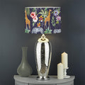 Tropical Zebra Giraffe Pattern Print Drum Lamp Shade