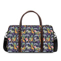 Tropical Zebra Giraffe Pattern Print Duffel Bag