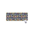 Tropical Zebra Giraffe Pattern Print Extended Mouse Pad