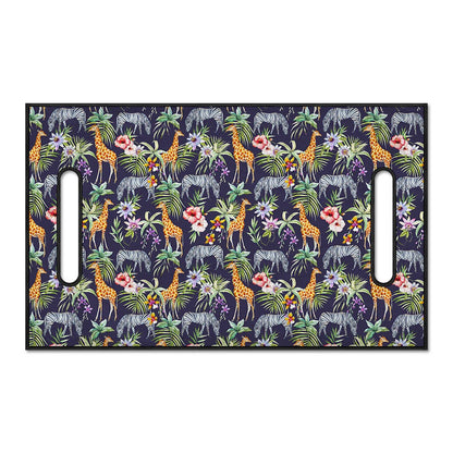 Tropical Zebra Giraffe Pattern Print Golf Cart Seat Cover