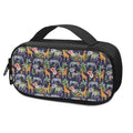 Tropical Zebra Giraffe Pattern Print Portable Cooler Travel Case