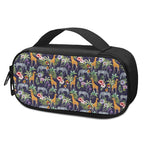 Tropical Zebra Giraffe Pattern Print Insulin Cooler Travel Case