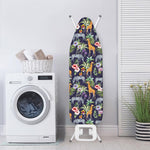 Tropical Zebra Giraffe Pattern Print Ironing Board Cover