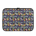 Tropical Zebra Giraffe Pattern Print Laptop Sleeve
