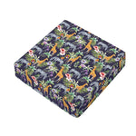 Tropical Zebra Giraffe Pattern Print Outdoor Seat Cushion Cover